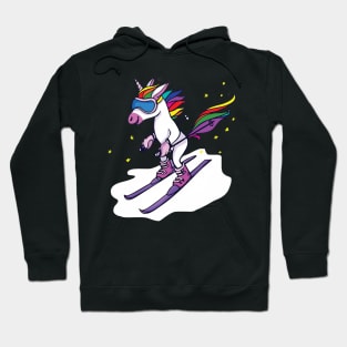 Unicorn Skiing Hoodie